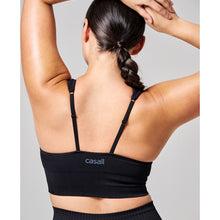 Stanik treningowy CASALL Seamless Rib Padded Sports Bra czarny - Bielizna - Adventure
