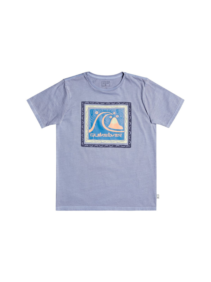 T-Shirt chłopięcy QUIKSILVER Square Bubble B Tees - fioletowy