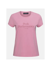 Koszulka PEAK PERFORMANCE W ORIGINAL TEE różowa
