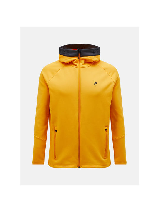 Bluza Peak Performance M Rider Zip Hood żółty
