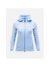 Bluza Peak Performance W Chill Light Zip Hood niebieski
