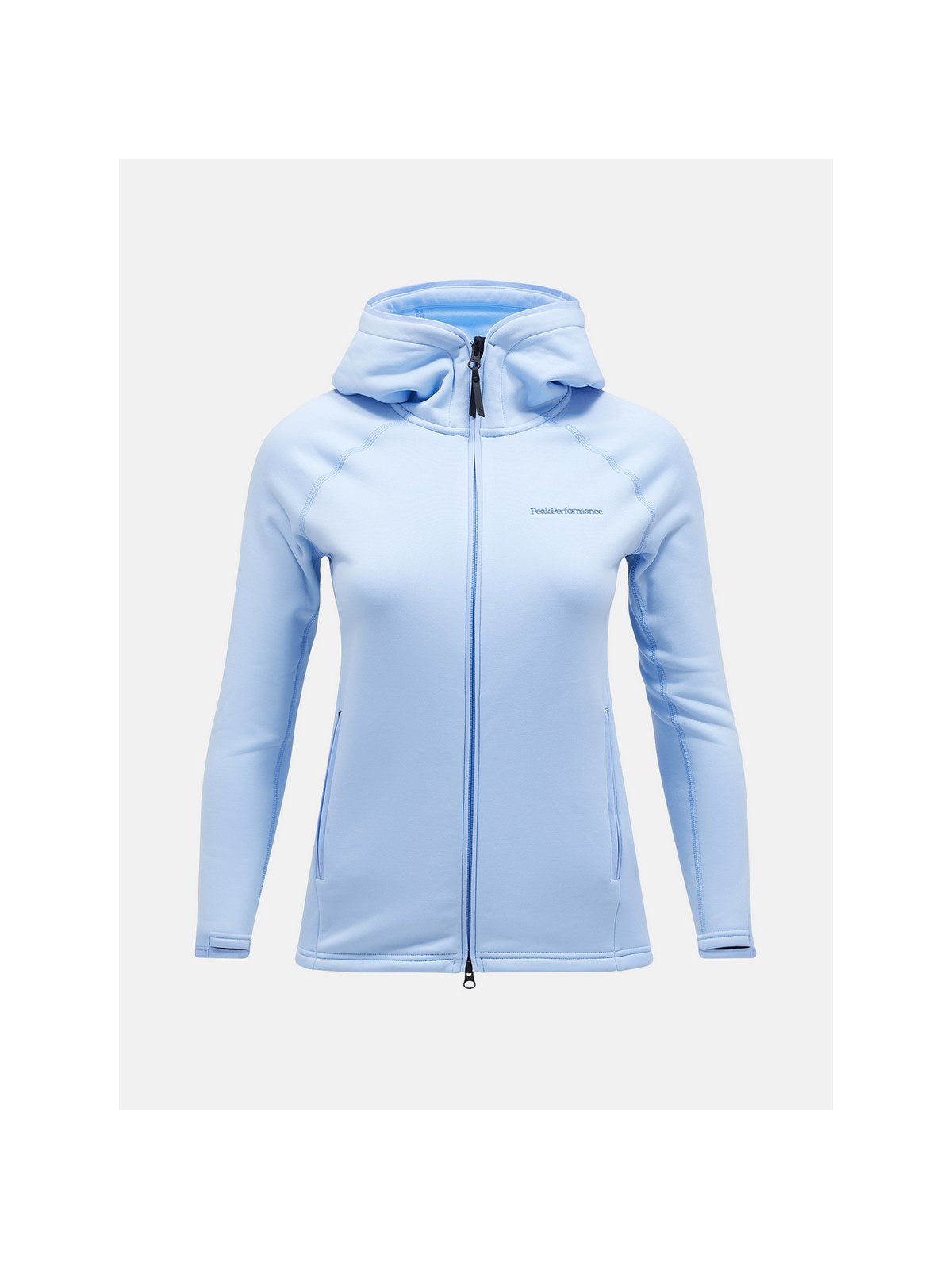 Bluza Peak Performance W Chill Light Zip Hood niebieski