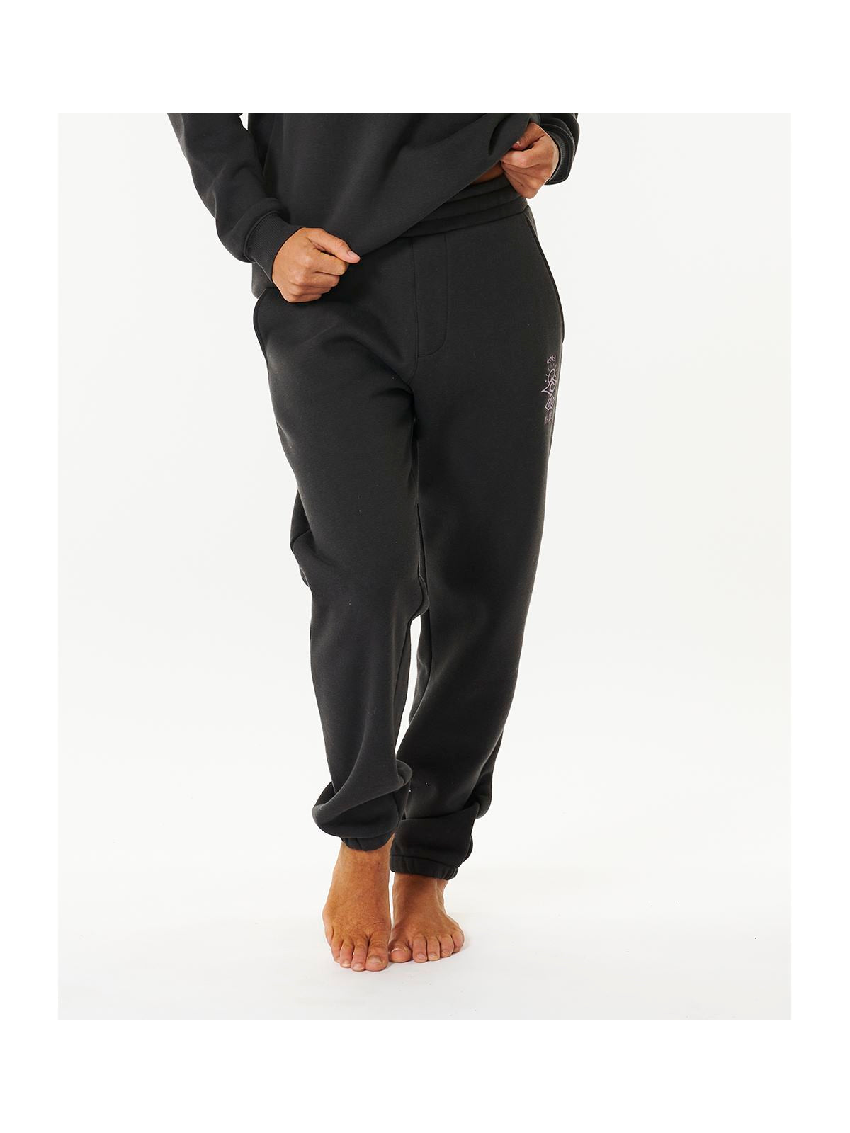 Spodnie dresowe RIP CURL Icons Trackpant czarny - Adventure Sports