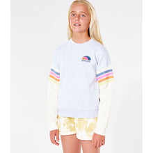 Bluza dziewczęca RIP CURL Surf Revival Crew - Girl - jasny szary - Adventure Sports
