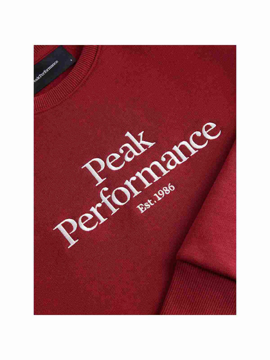 Bluza Peak Performance W Original Crew czerwony