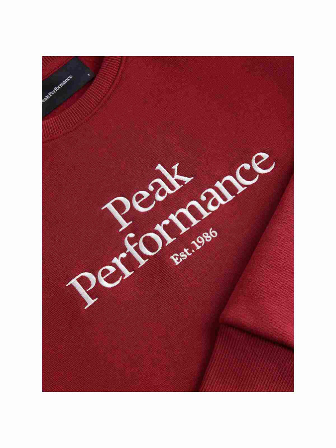 Bluza Peak Performance W Original Crew czerwony