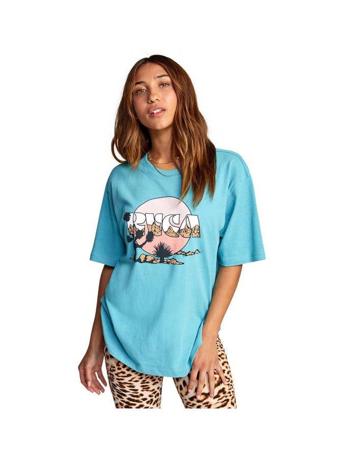 T-Shirt RVCA Jay Tree Ss - niebieski