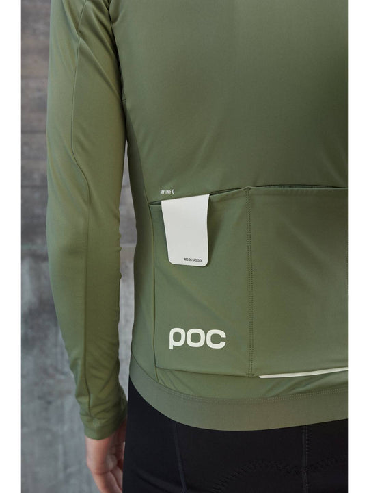 Koszulka rowerowa POC M&#39;S Ambient Thermal Jersey zielony
