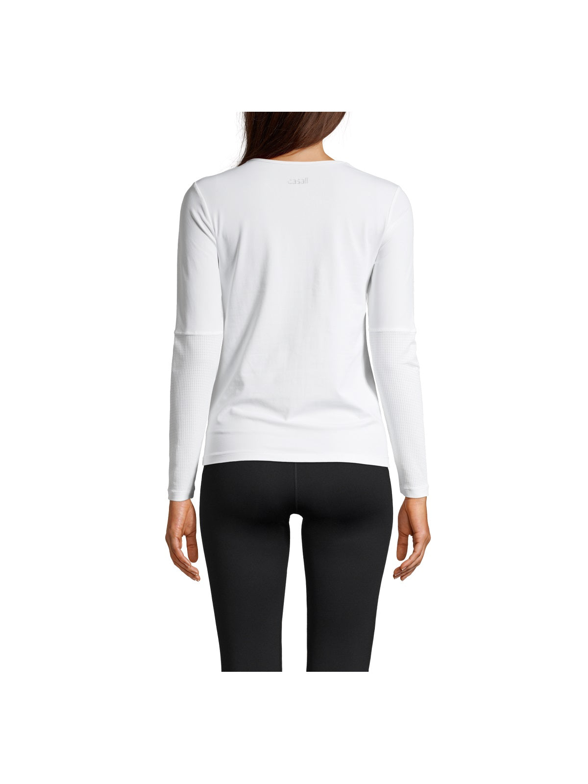 Koszulka CASALL Essential Mesh Detail Long Sleeve biały