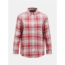 Koszula Peak Performance W Cotton Flannel Shirt czerwono biała krata - Adventure Sports
