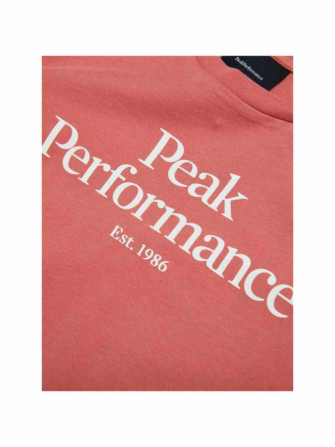 T-Shirt Peak Performance Jr Original Tee różowy