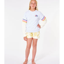 Bluza dziewczęca RIP CURL Surf Revival Crew - Girl - jasny szary - Adventure Sports
