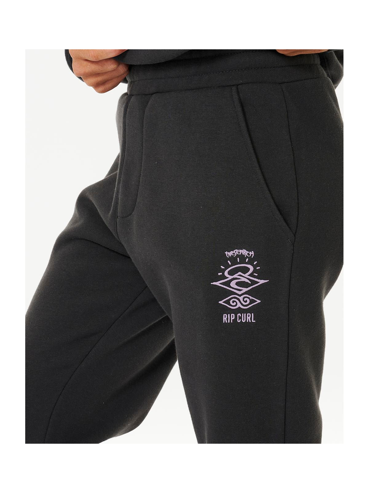 Spodnie dresowe RIP CURL Icons Trackpant czarny - Adventure Sports
