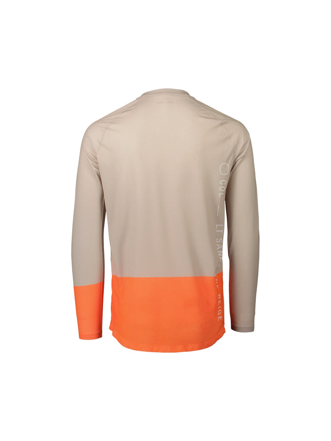 Koszulka rowerowa POC MTB Pure LS Jersey beżowo pomarańczowy