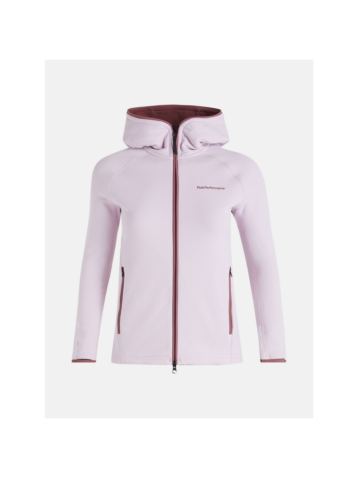 Bluza Peak Performance W Chill Zip Hood jasny róż