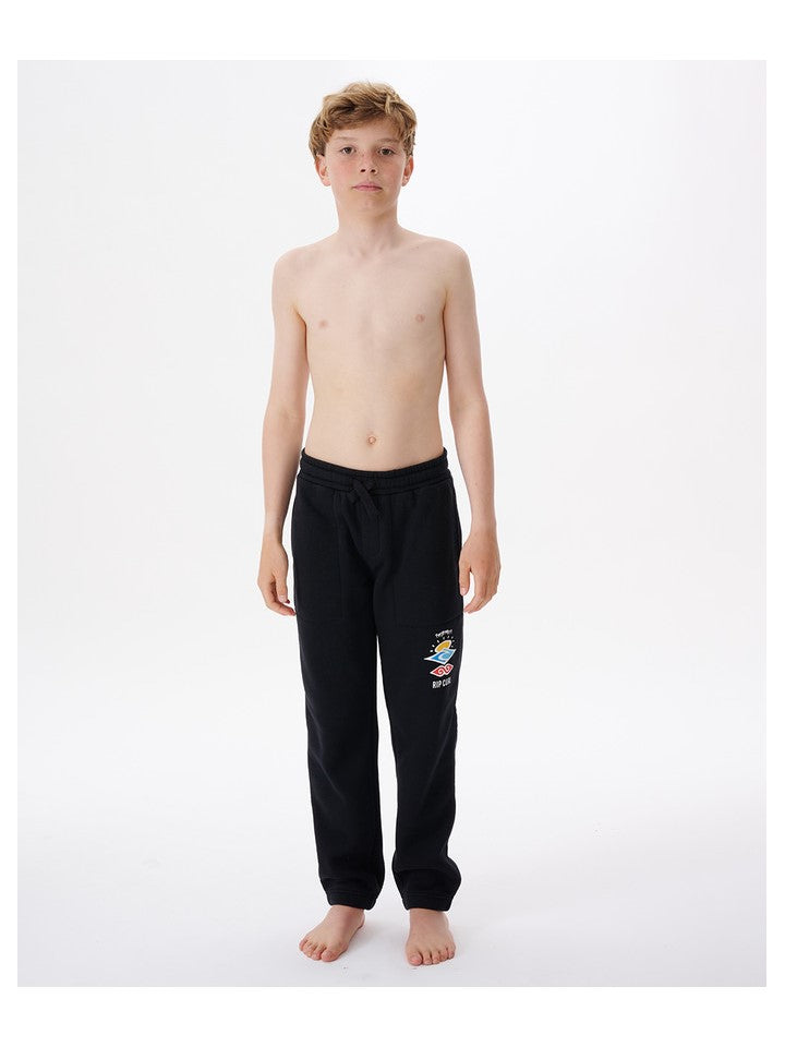 Spodnie RIP CURL Search Icon Track Pant -Boy czarny