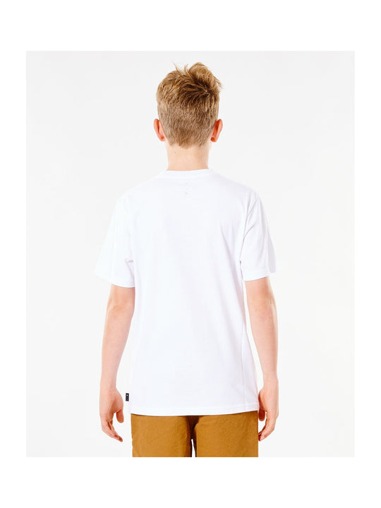 T-Shirt RIP CURL Surf Revival Yeh Mumma Tee - B - biały - Koszulka - Adventure Sports
