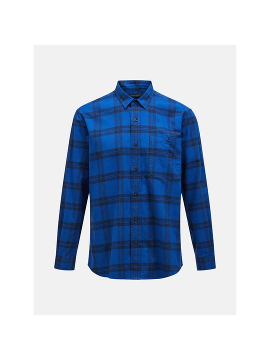 Koszula Peak Performance M Moment Flannel Shirt niebieski
