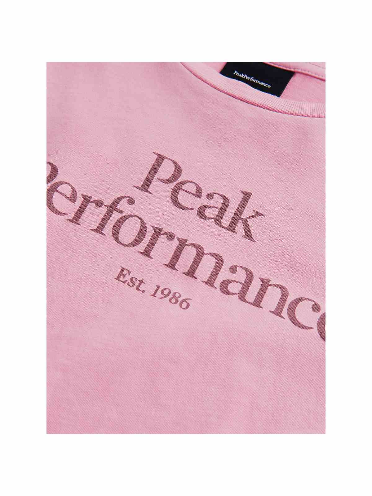 Koszulka Peak Performance Jr Original LS różowy