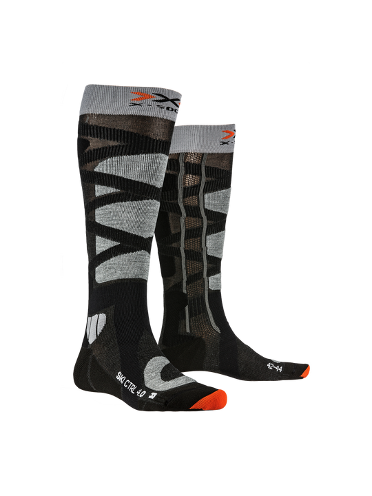 Skarpety narciarskie dziecięce X-SOCKS Ski Jr 4.0 anthracite melange / różowy
