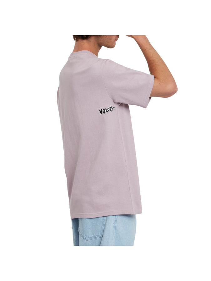 T-Shirt Volcom Yeller Lse Ss - fioletowy