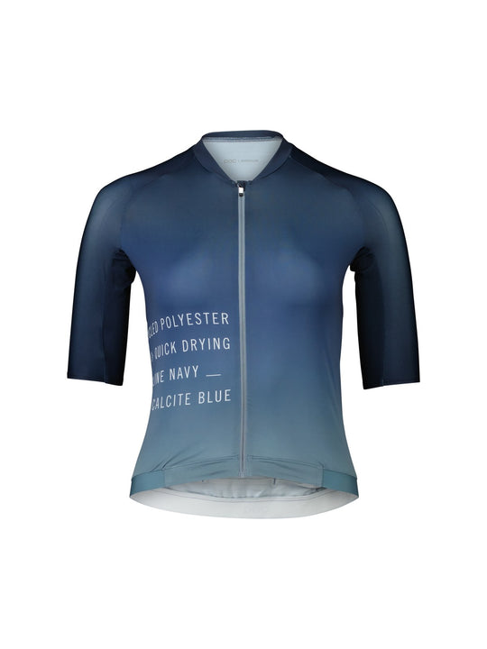 Koszulka rowerowa POC W&#39;s Pristine Print Jersey niebieski
