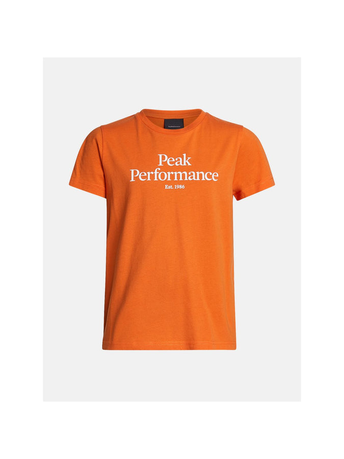 T Shirt Peak Performance Jr Original Tee - pomarańczowy