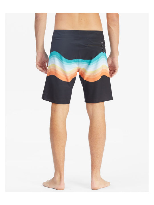 Boardshorty BILLABONG T Street Airlite M Bdsh - czarny/pomarańczowy/niebieski - Adventure Sports
