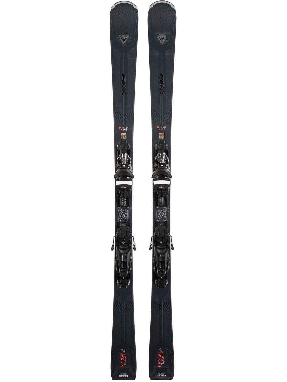 Narty ROSSIGNOL NOVA 14 Ti + wiązania LOOK NX12 Konect GW B80 Black chrome - Adventure Sports