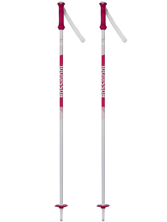 Kije narciarskie ROSSIGNOL ELECTRA JR Pink - biało/różowy