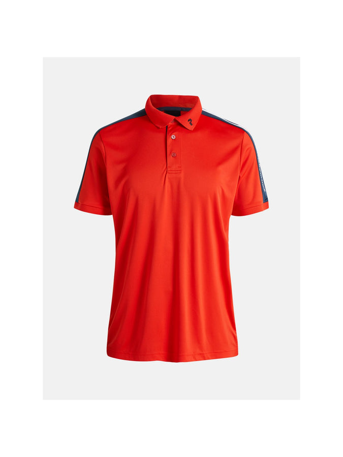 Koszulka polo Peak Performance M Player Polo - czerwony/niebieski