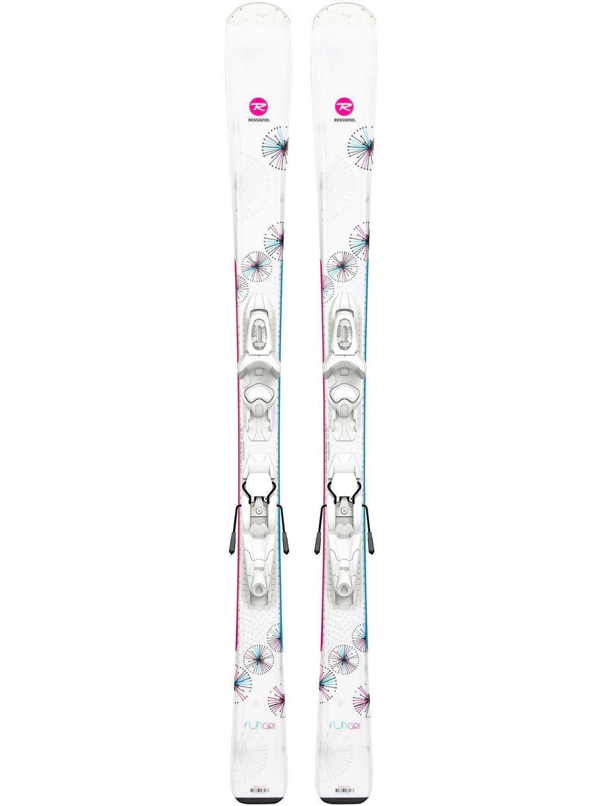 Narty ROSSIGNOL FUN GIRL KX + wiązania LOOK KID 4 GW WHITE - Adventure Sports