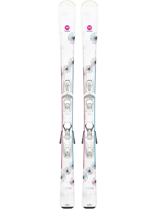 Narty ROSSIGNOL FUN GIRL KX + wiązania LOOK KID 4 GW WHITE - Adventure Sports

